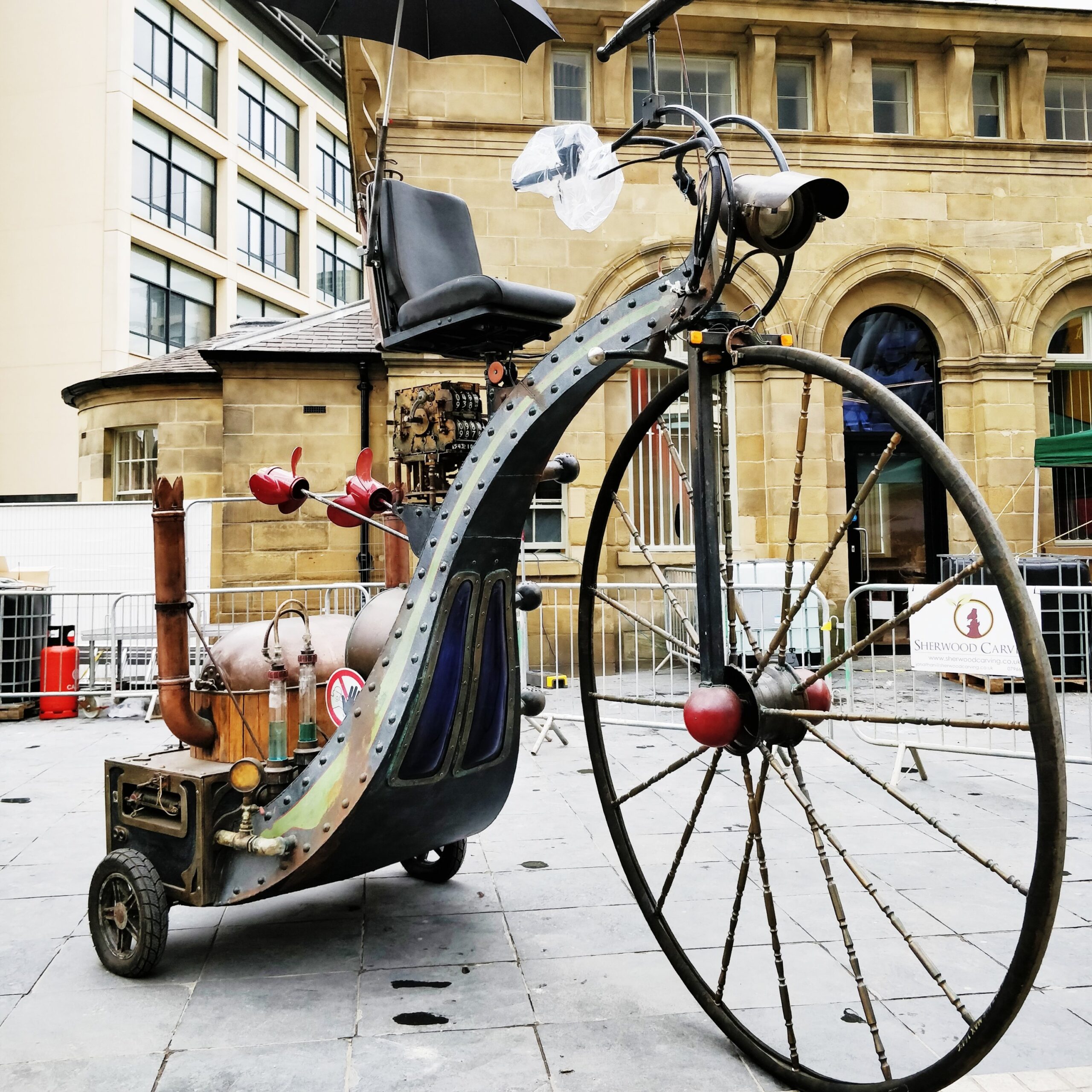 Steampunk machines at Newcastle Maker faire