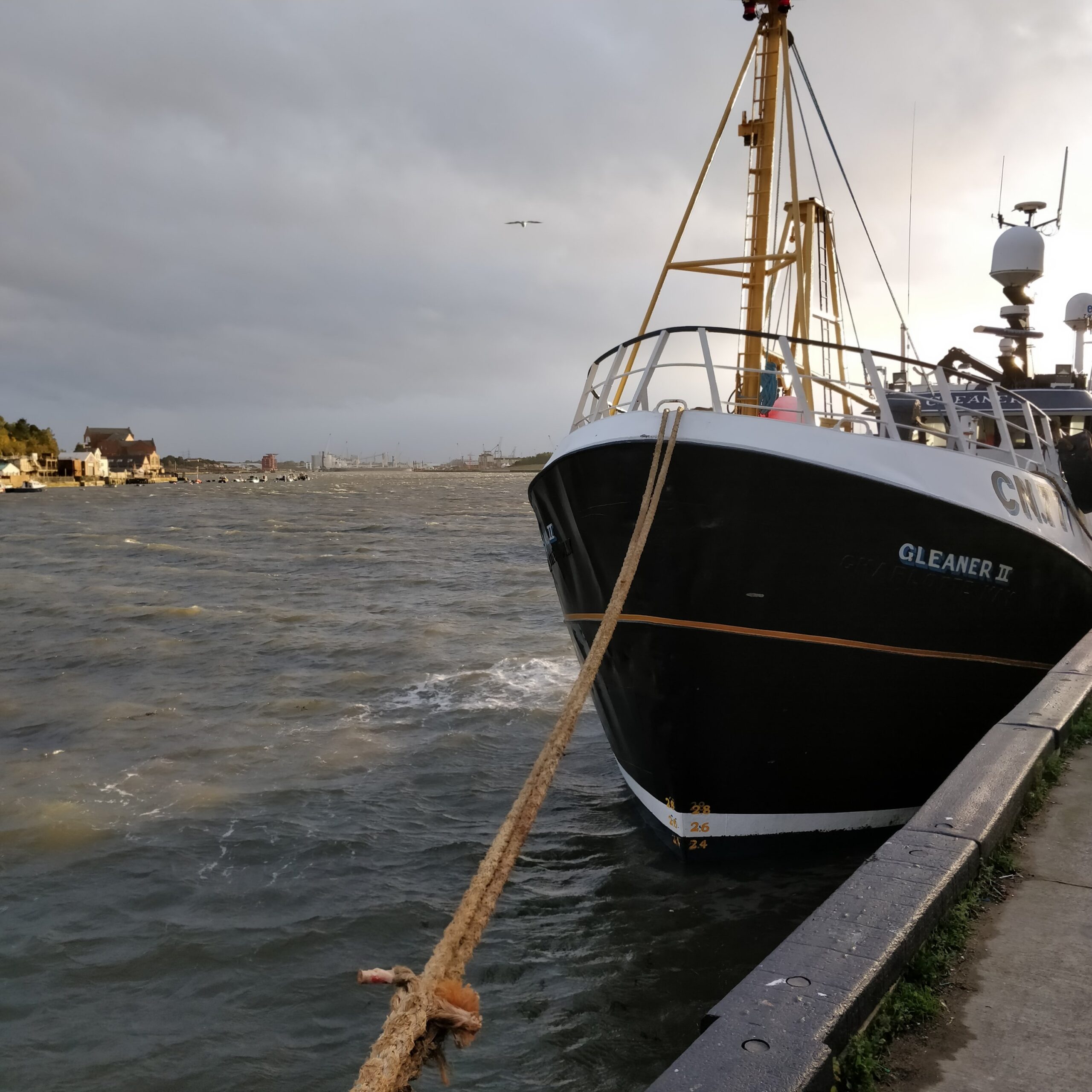 Gleaner II – alongisde North Shields fish quay