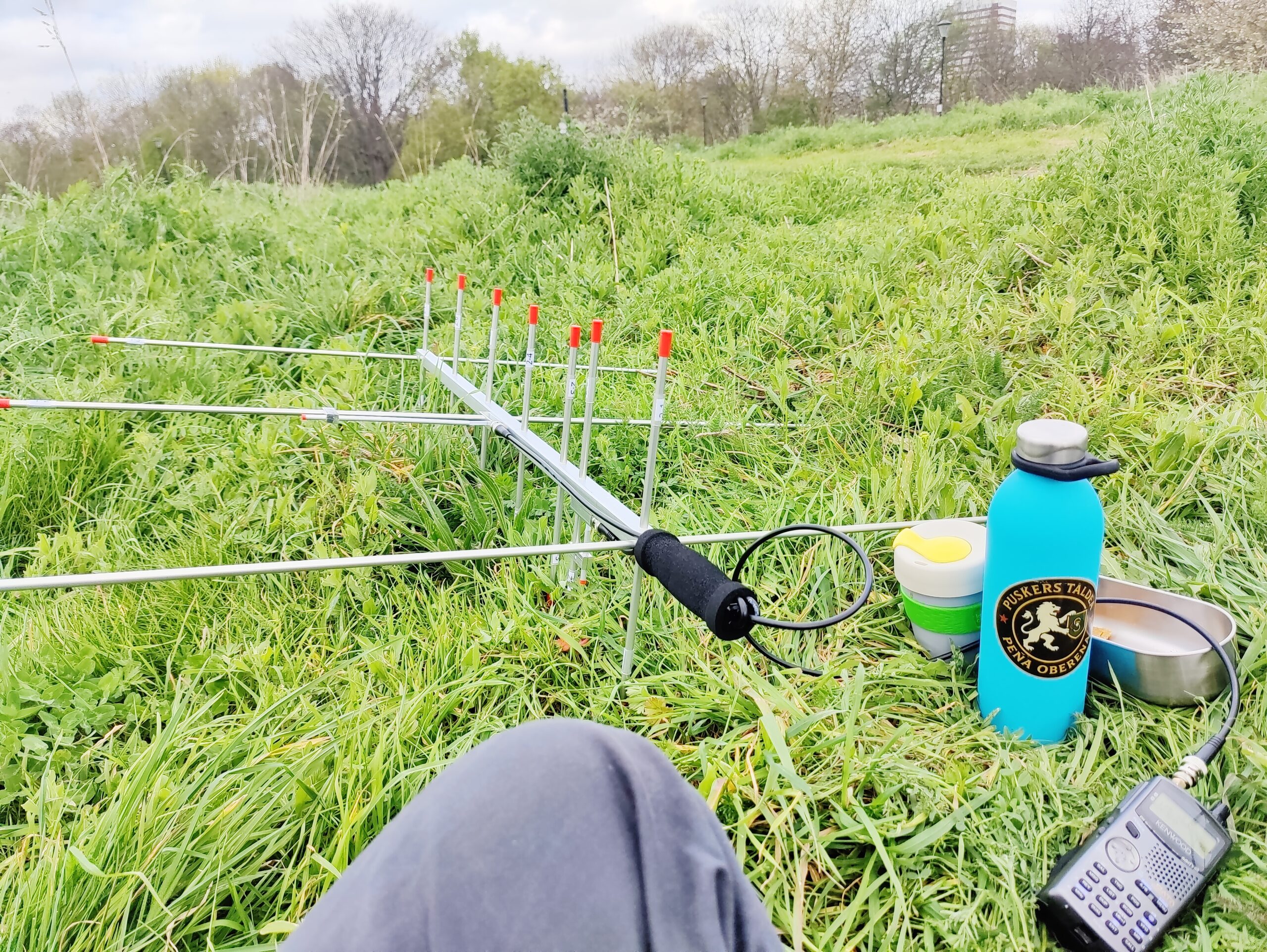 First satellite QSO!